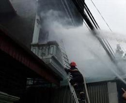 Tiền Giang: Cháy tại trụ sở Ủy ban MTTQ TP Mỹ Tho nghi do chập điện 